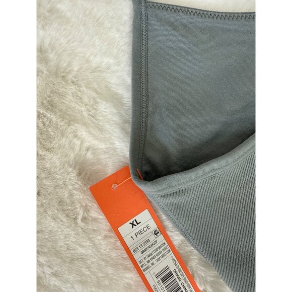 Colsie Grey sculpted seamless romper, size XL New - Picture 5 of 5